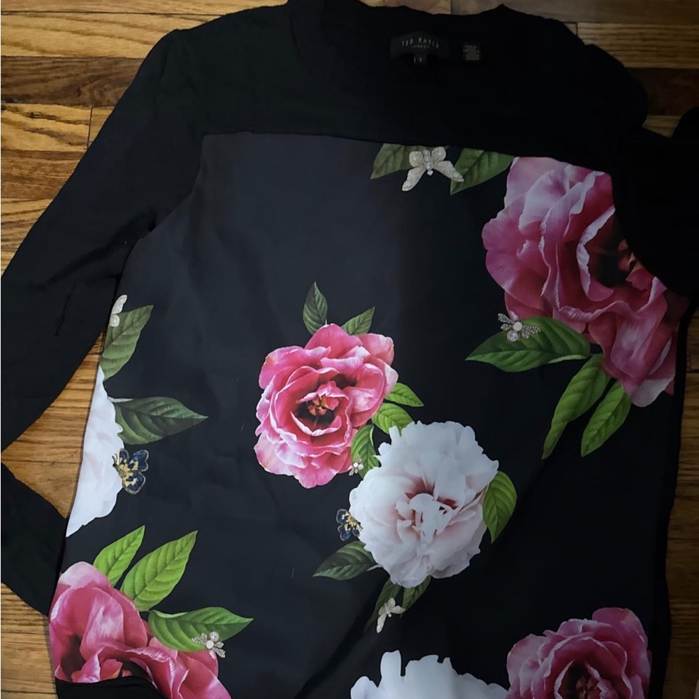 Ted baker Floral Long Sleeve Top
